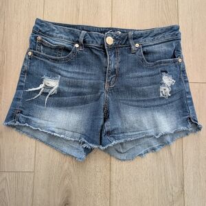 Seven 7 Distressed Denim Shorts